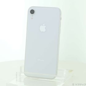 (中古)Apple iPhoneXR 64GB ホワイト MT032J/A SIMフリー(262-ud)