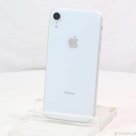 (中古)Apple iPhoneXR 64GB ホワイト MT032J/A SoftBank(262-ud)
