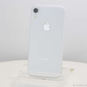 (中古)Apple iPhoneXR 64GB ホワイト MT032J/A SIMフリー(371-ud)