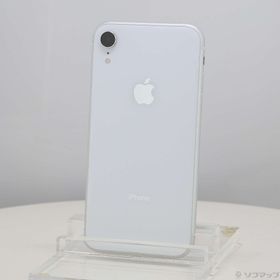 (中古)Apple iPhoneXR 64GB ホワイト MT032J/A SIMフリー(305-ud)
