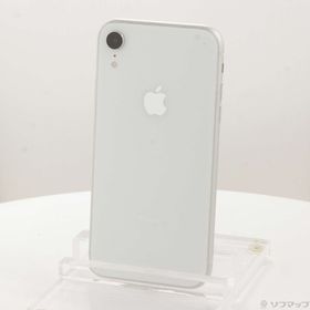 (中古)Apple iPhoneXR 64GB ホワイト MT032J/A SIMフリー(196-ud)