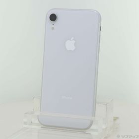 (中古)Apple iPhoneXR 64GB ホワイト MT032J/A SIMフリー(198-ud)