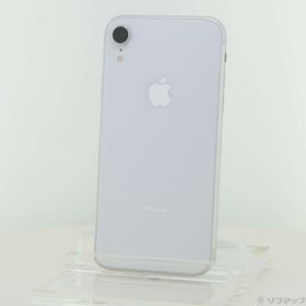 (中古)Apple iPhoneXR 64GB ホワイト MT032J/A SIMフリー(368-ud)