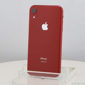 (中古)Apple iPhoneXR 64GB プロダクトレッド MT062J/A SIMフリー(377-ud)