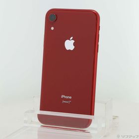 (中古)Apple iPhoneXR 64GB プロダクトレッド MT062J/A SIMフリー(305-ud)