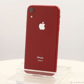 (中古)Apple iPhoneXR 64GB プロダクトレッド MT062J/A SIMフリー(262-ud)
