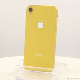 (中古)Apple iPhoneXR 64GB イエロー MT082J/A SoftBank(198-ud)