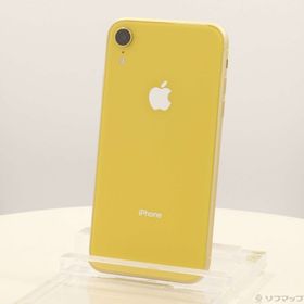 (中古)Apple iPhoneXR 64GB イエロー MT082J/A SIMフリー(352-ud)