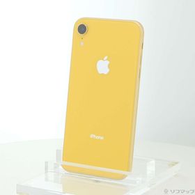 (中古)Apple iPhoneXR 64GB イエロー MT082J/A SIMフリー(262-ud)
