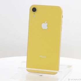 (中古)Apple iPhoneXR 64GB イエロー MT082J/A SIMフリー(198-ud)