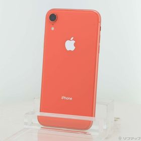 (中古)NTTドコモ iPhoneXR 64GB コーラル MT0A2J/A SIMフリー(198-ud)