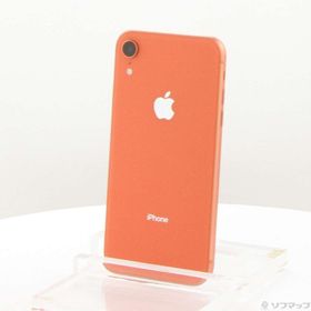 (中古)Apple iPhoneXR 64GB コーラル MT0A2J/A SIMフリー(262-ud)