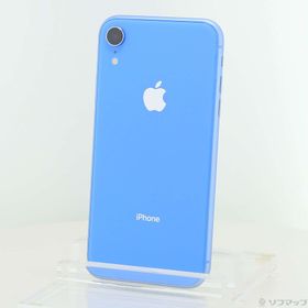 (中古)Apple iPhoneXR 64GB ブルー MT0E2J/A SIMフリー(352-ud)