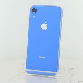(中古)Apple iPhoneXR 64GB ブルー MT0E2J/A SIMフリー(349-ud)