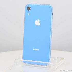 (中古)Apple iPhoneXR 64GB ブルー MT0E2J/A SIMフリー(349-ud)