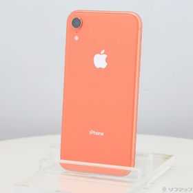 (中古)Apple iPhoneXR 128GB コーラル MT0T2J/A SIMフリー(198-ud)