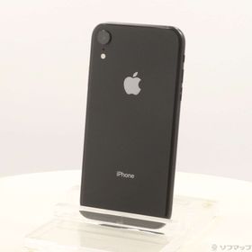 (中古)Apple iPhoneXR 64GB ブラック NT002J/A SIMフリー(348-ud)