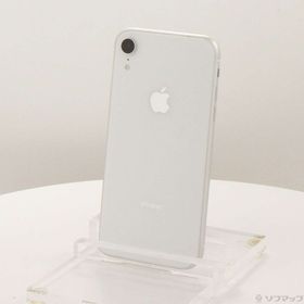 (中古)Apple iPhoneXR 128GB ホワイト MT0J2J/A SIMフリー(377-ud)