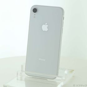 (中古)Apple iPhoneXR 256GB ホワイト MT0W2J/A SIMフリー(377-ud)