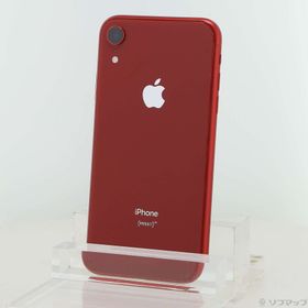 (中古)Apple iPhoneXR 128GB プロダクトレッド MT0N2J/A SIMフリー(262-ud)
