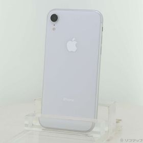 (中古)Apple iPhoneXR 64GB ホワイト NT032J/A SIMフリー(305-ud)