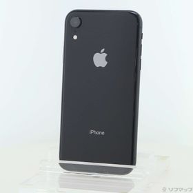 (中古)Apple iPhoneXR 128GB ブラック NT0G2J/A SIMフリー(377-ud)