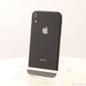 (中古)Apple iPhoneXR 256GB ブラック MT0V2J/A SIMフリー(377-ud)