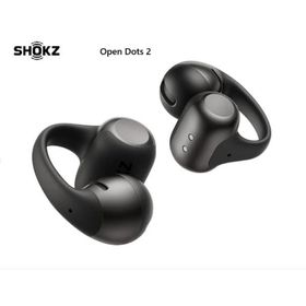 ワイヤレスイヤホン【SHOKZ】OpenDots 2 (ブラック) オープンドッツツー OPENDOTS2