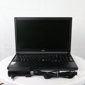 中古 Fujitsu LIFEBOOK A579/BW FMVA6400XD(Intel Core i5 8265U/8GB/HDD500GB/DVD Reader/オンボード/15.6/1366x768/Wi-Fi/W11H64 MAR) 185454 状態： C:並品