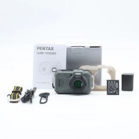 PENTAX WG-1000 オリーブ｜防水・耐衝撃 タフコンパクトデジタルカメラ｜アウトドア／水中撮影対応 ペンタックス【中古】