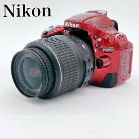Nikon D5200 レッド 一眼レフカメラ 18-55㎜ レンズセット 美品