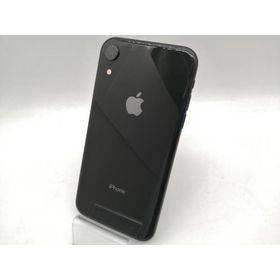 【中古】Apple SoftBank 【SIMロック解除済み】 iPhone XR 64GB ブラック MT002J/A【OSU301】保証期間１ヶ月【ランクC】