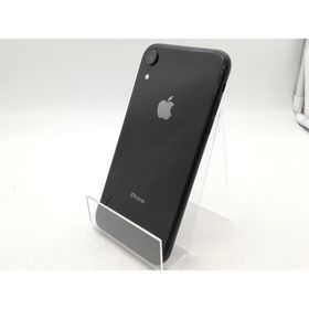 【中古】Apple SoftBank 【SIMロック解除済み】 iPhone XR 64GB ブラック MT002J/A【柏】保証期間１ヶ月【ランクC】