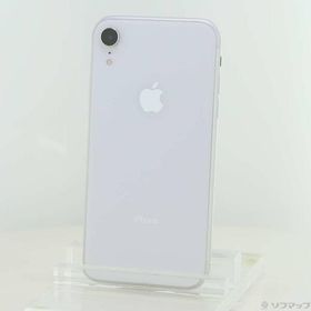 〔中古〕Apple(アップル) iPhoneXR 64GB ホワイト MT032J／A SIMフリー〔348-ud〕