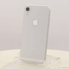 〔中古〕Apple(アップル) iPhoneXR 64GB ホワイト MT032J／A SIMフリー〔269-ud〕