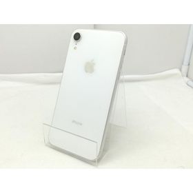 【中古】Apple au 【SIMロック解除済み】 iPhone XR 64GB ホワイト MT032J/A【川崎】保証期間１ヶ月【ランクC】
