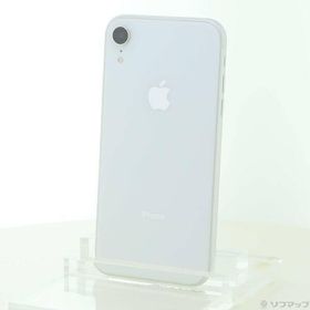 〔中古〕au iPhoneXR 64GB ホワイト MT032J／A SIMフリー〔247-ud〕