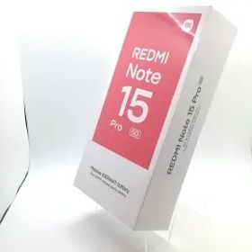 【未使用】Xiaomi 国内版 【SIMフリー】 Redmi Note 15 Pro 5G グレイシャーブルー 8GB 256GB【熊本】保証期間３ヶ月