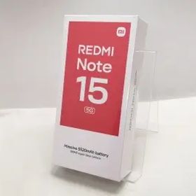 【未使用】Xiaomi 国内版 【SIMフリー】 Redmi Note 15 5G ミストパープル 8GB 512GB【仙台駅東口】保証期間３ヶ月