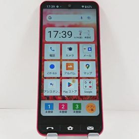 BASIO active SHG09 au レッド 送料無料 本体 c21083