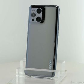 (中古)OPPO OPPO Find X3 Pro 256GB グロスブラック OPG03 auロック解除SIMフリー(262-ud)