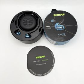 【中古 動作確認済】SHURE シュア イヤホン AONIC 215 有線 マイク付き SE215DYBL+UNI-A トランスルーセントブルー