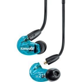 シュア ダイナミック密閉型カナルイヤホン (トランスルーセントブルー) SHURE AONIC 215 Special Edition SE215DYBL+UNI-A返品種別A
