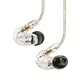 SHURE イヤホン SEシリーズ SE215 カナル型 高遮音性 クリアー SE215-CL-J（中古品）