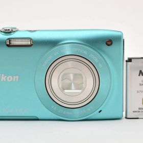 ★美品★ニコン Nikon COOLPIX S3300 ブルー★ W0695＃5256