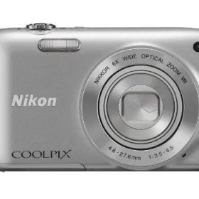 【中古】(非常に良い)Nikon デジタルカメラ COOLPIX (クールピクス) S3300 クリスタルシルバー S3300SL