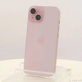 ソフマップ 〔中古品〕 iPhone15 128GB ピンク MTMJ3J／A SIMフリー【377】