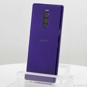 〔中古〕SONY(ソニー) Xperia 1 64GB パープル SOV40 auロック解除SIMフリー〔377-ud〕