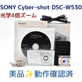 【美品】SONY Cyber-shot DSC-W530 シルバー 動作確認済