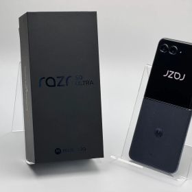 【訳あり箱付き中古C】motorola razr 50 ultra XT2451-5 256GB ミッドナイトブルー